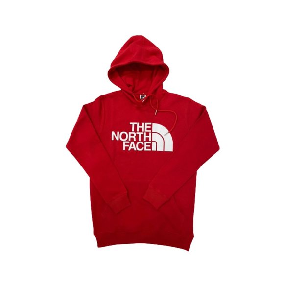 NWT The North Face Half Dome Pullover Hoodie Color Red Size M, L, XL, XXL - Picture 2 of 6